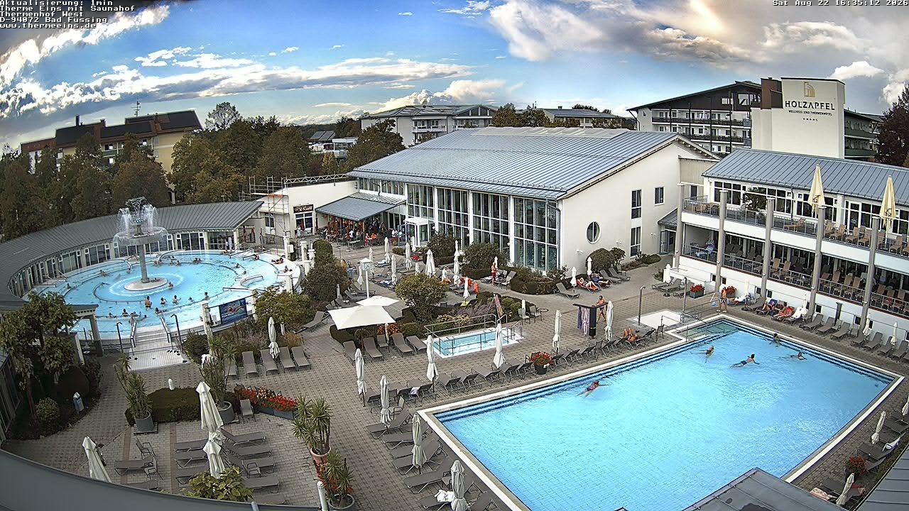 Archiv Foto Webcam Bad Füssing: Therme 1