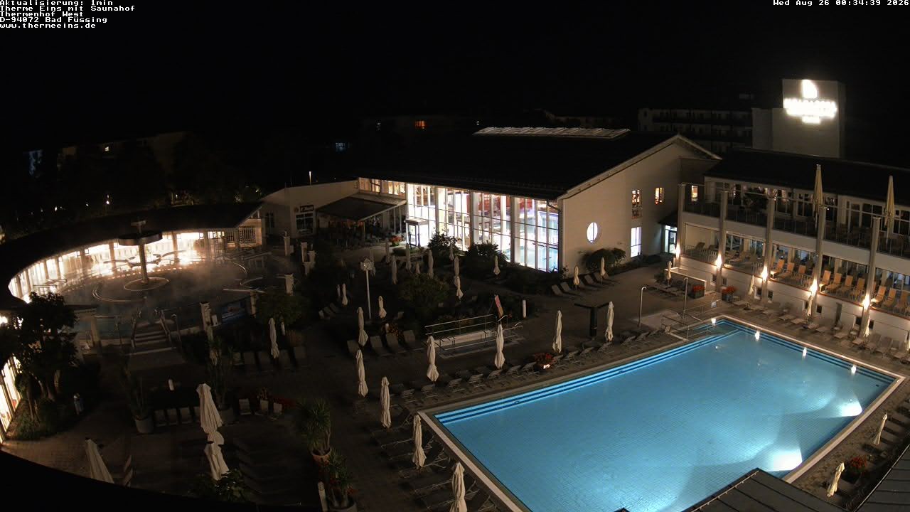 Archiv Foto Webcam Bad Füssing: Therme 1
