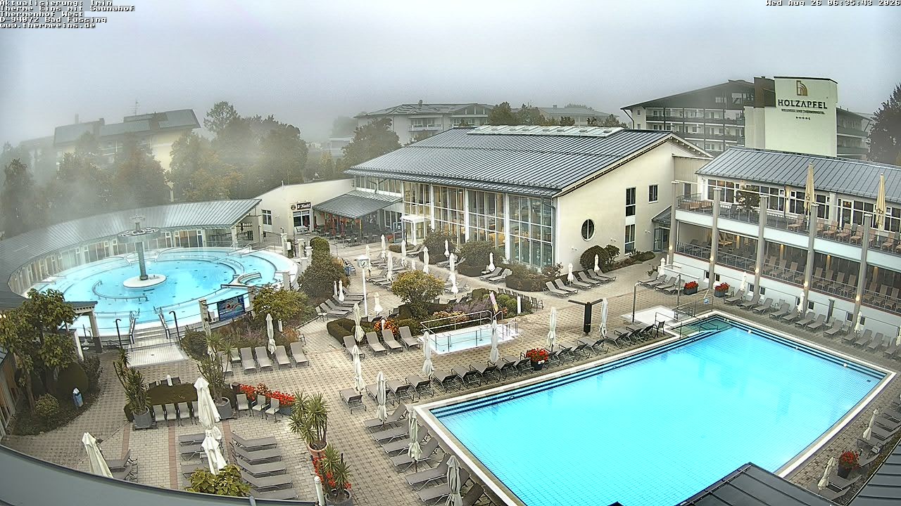 Archiv Foto Webcam Bad Füssing: Therme 1