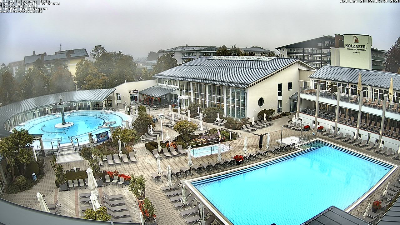 Archiv Foto Webcam Bad Füssing: Therme 1