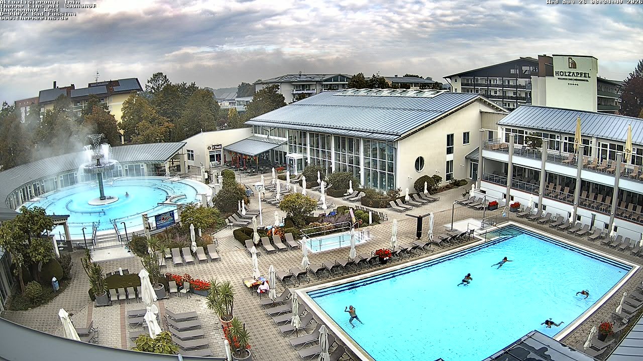 Archiv Foto Webcam Bad Füssing: Therme 1