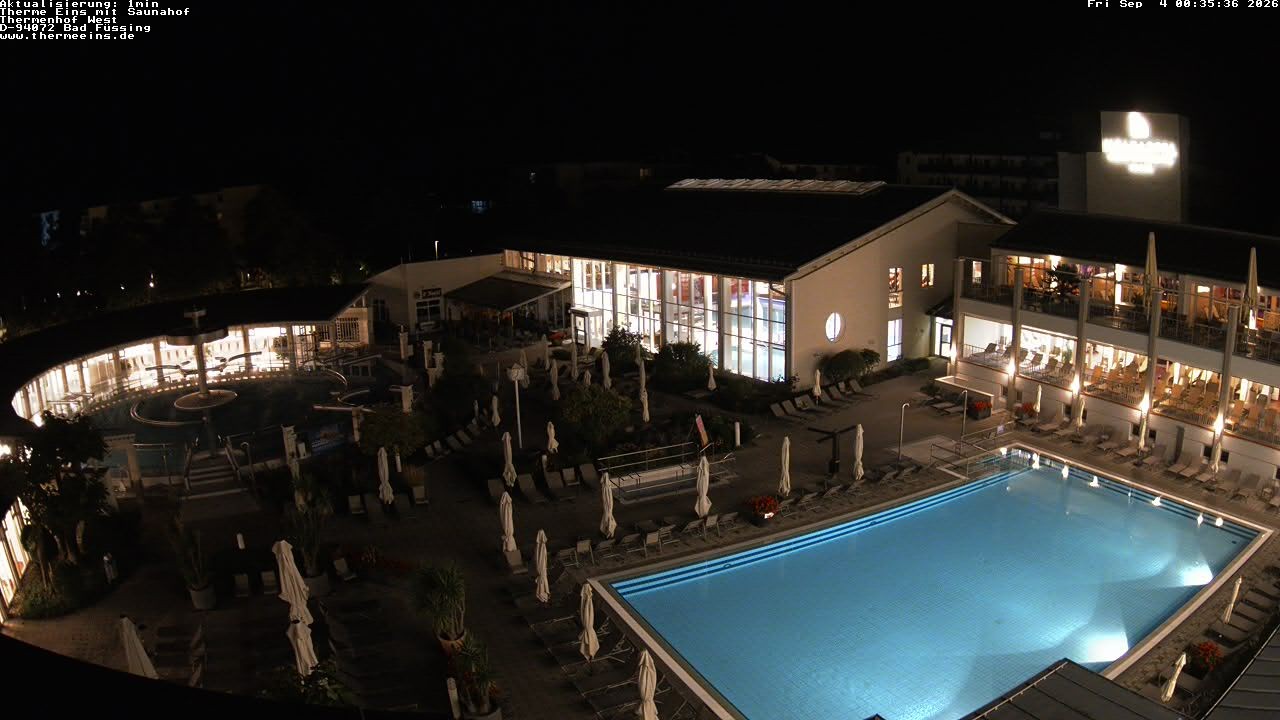 Archiv Foto Webcam Bad Füssing: Therme 1