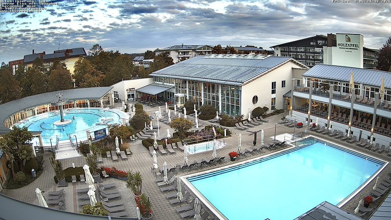 Archiv Foto Webcam Bad Füssing: Therme 1