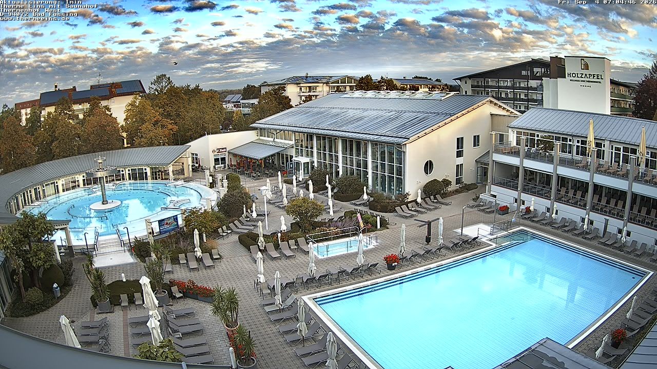 Archiv Foto Webcam Bad Füssing: Therme 1