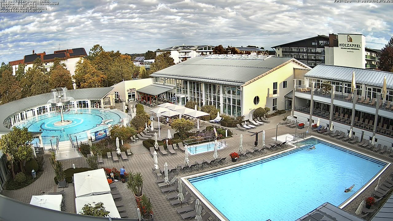 Archiv Foto Webcam Bad Füssing: Therme 1