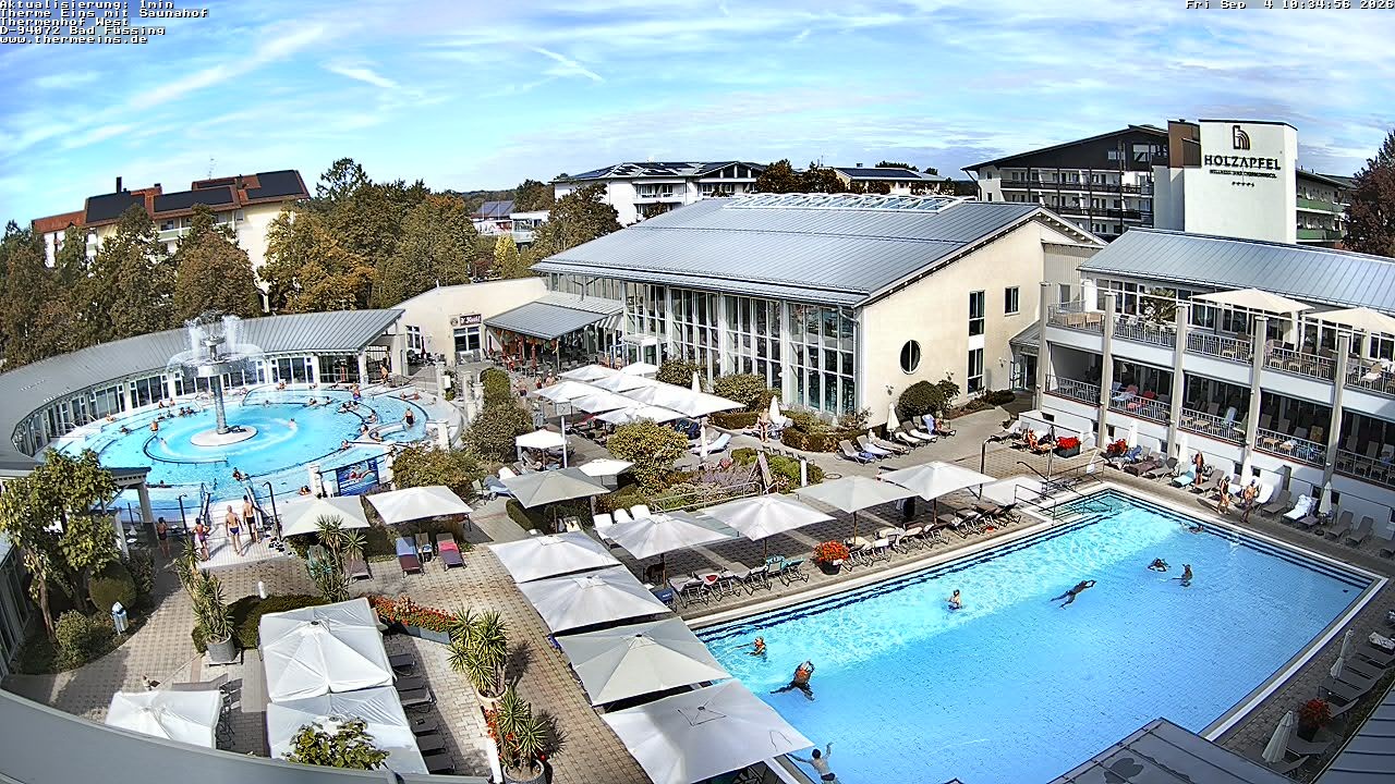 Archiv Foto Webcam Bad Füssing: Therme 1