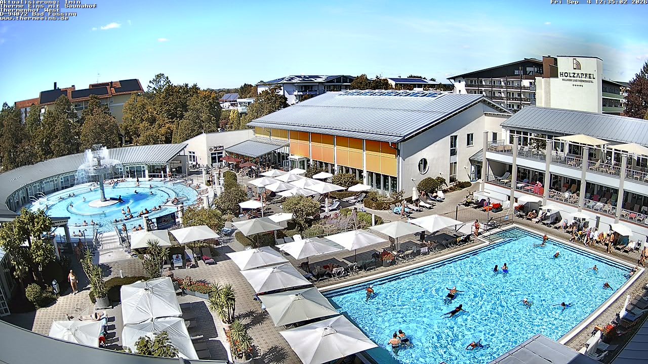 Archiv Foto Webcam Bad Füssing: Therme 1