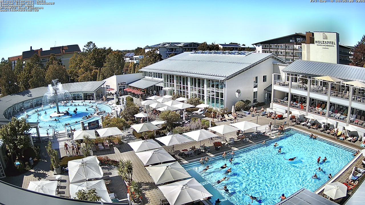 Archiv Foto Webcam Bad Füssing: Therme 1