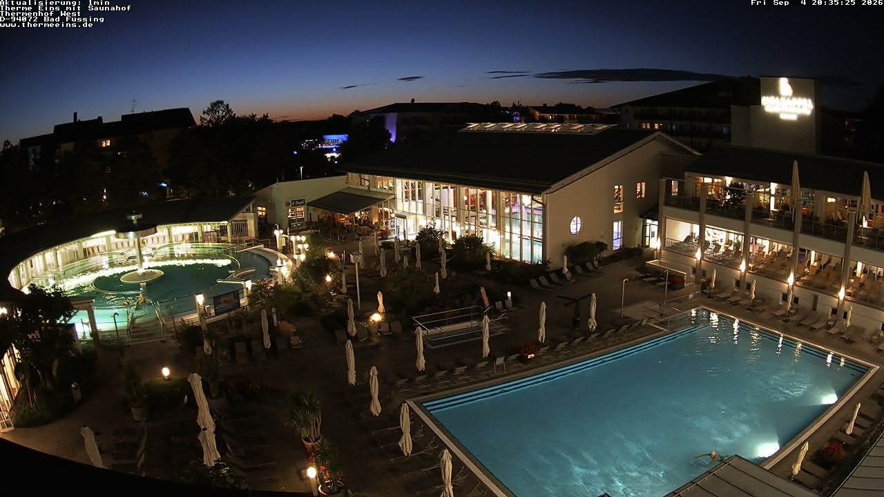 Archiv Foto Webcam Bad Füssing: Therme 1