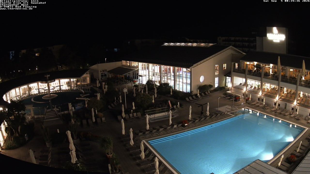 Archiv Foto Webcam Bad Füssing: Therme 1