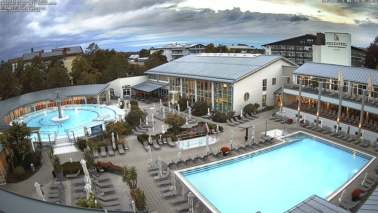Archiv Foto Webcam Bad Füssing: Therme 1