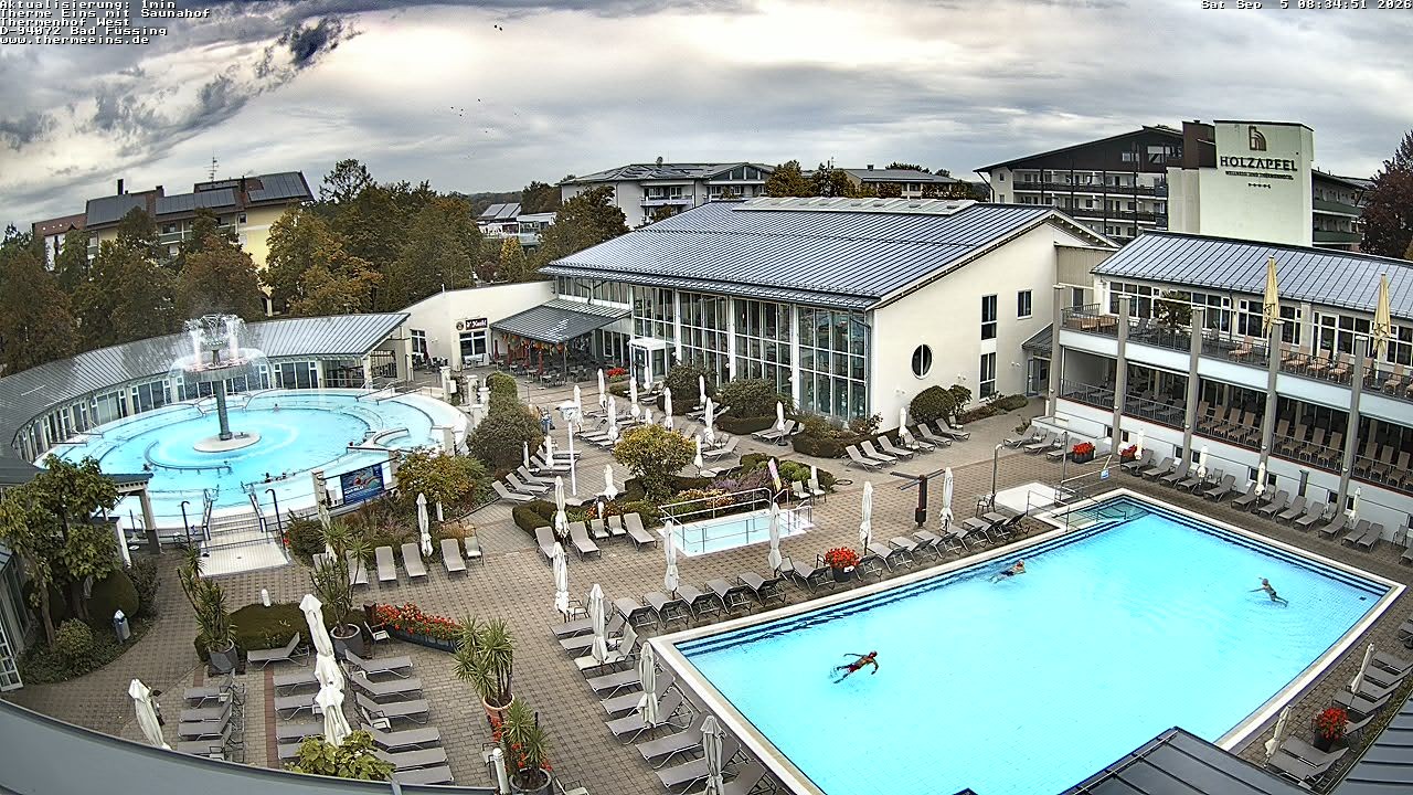 Archiv Foto Webcam Bad Füssing: Therme 1