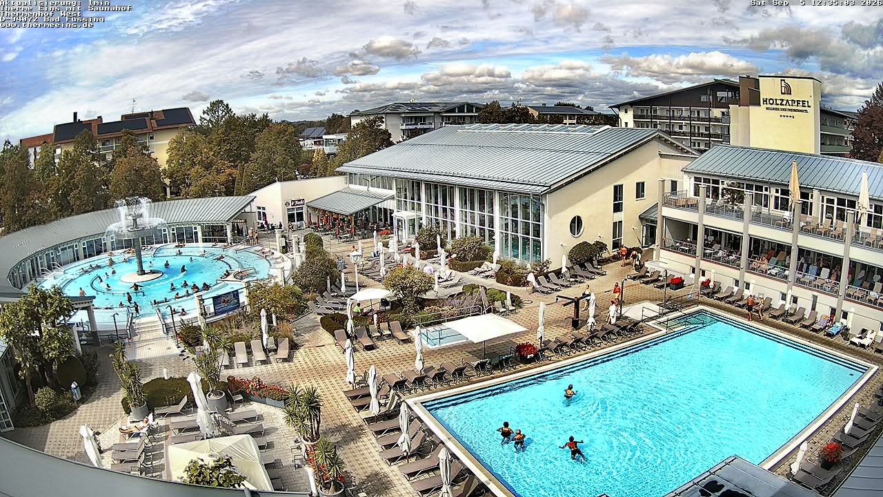 Archiv Foto Webcam Bad Füssing: Therme 1