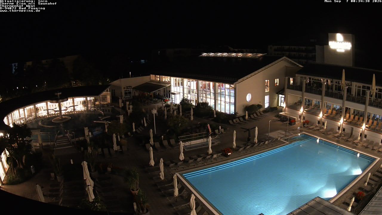 Archiv Foto Webcam Bad Füssing: Therme 1