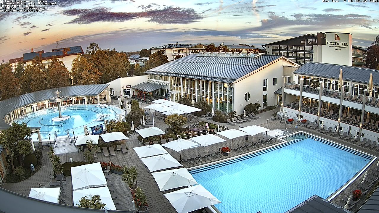 Archiv Foto Webcam Bad Füssing: Therme 1