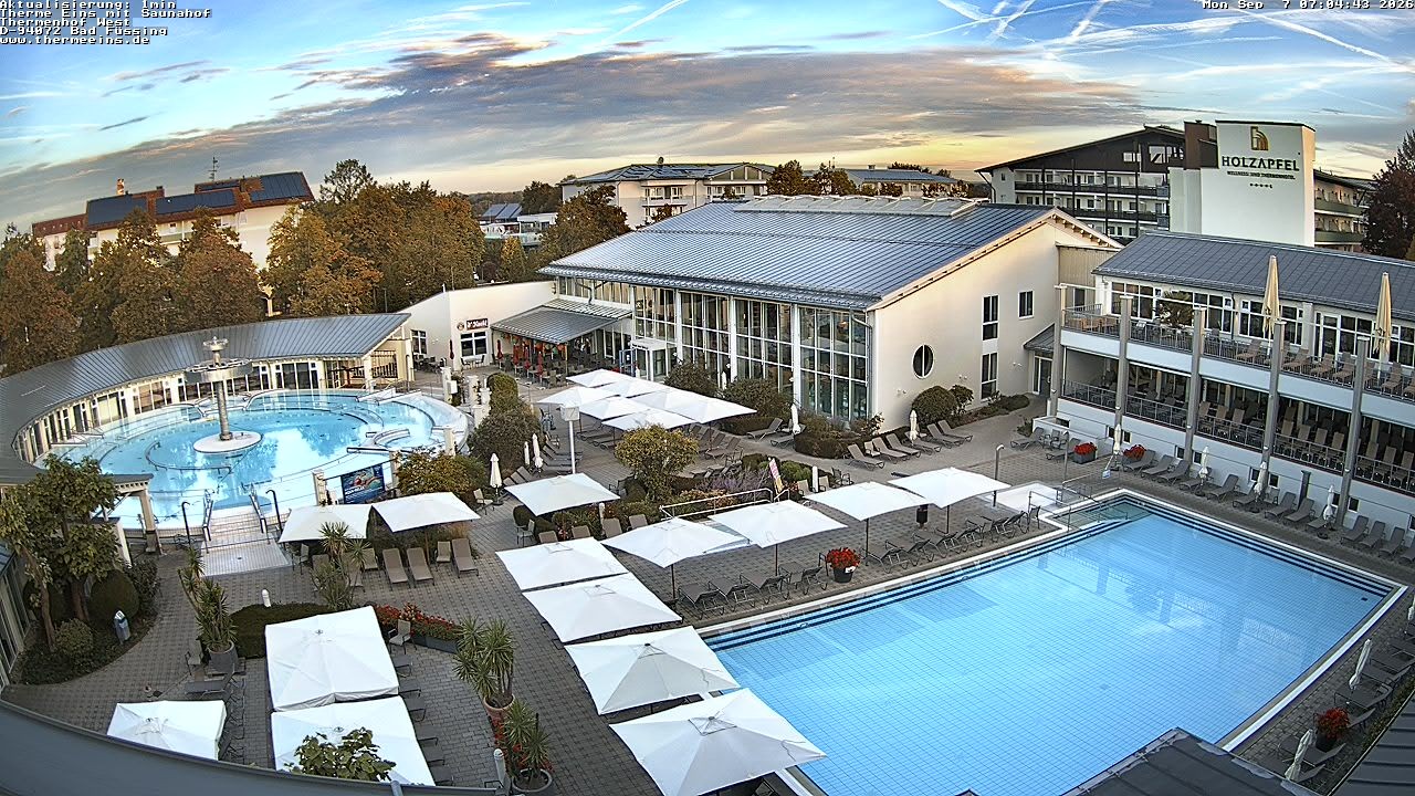Archiv Foto Webcam Bad Füssing: Therme 1