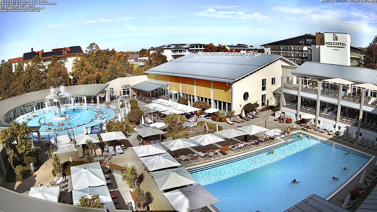 Archiv Foto Webcam Bad Füssing: Therme 1