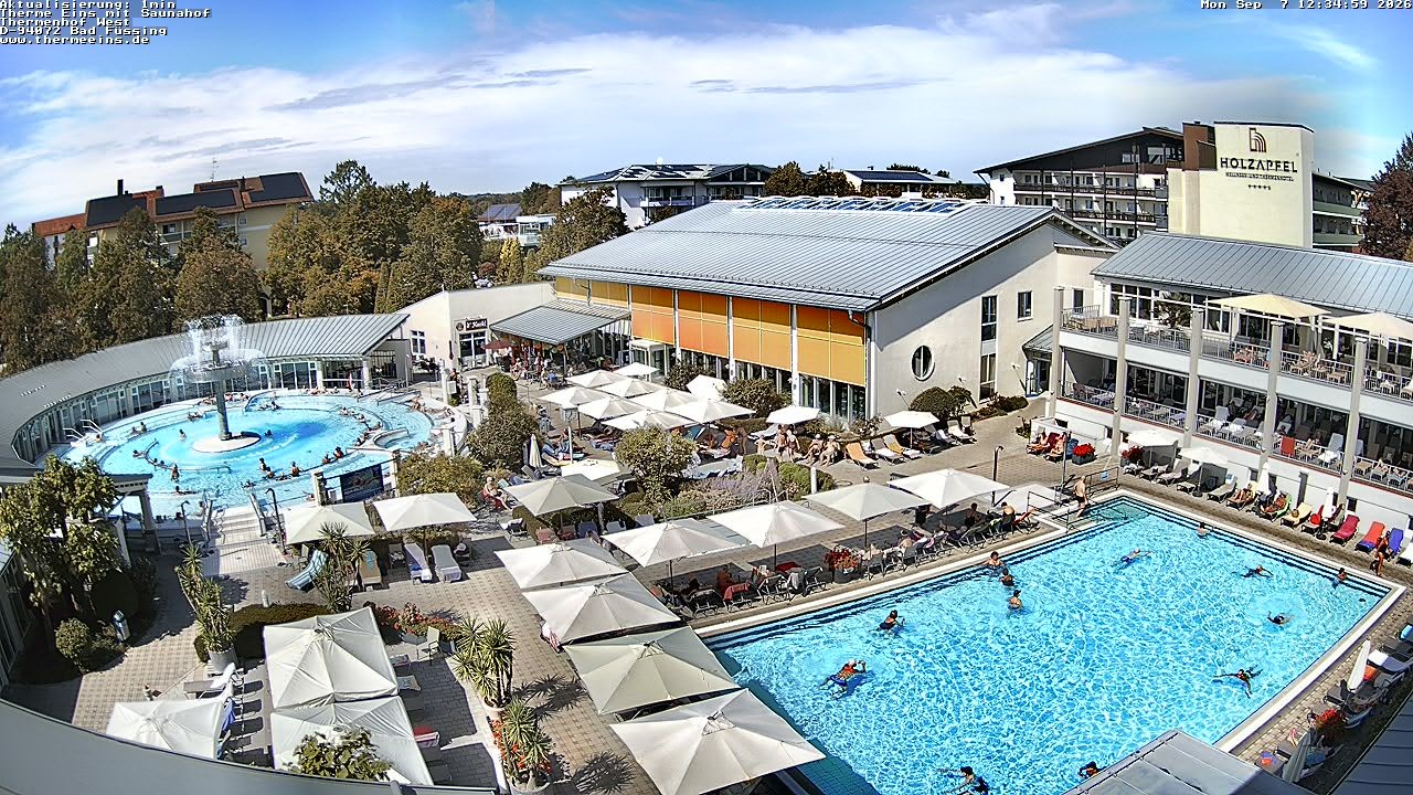 Archiv Foto Webcam Bad Füssing: Therme 1