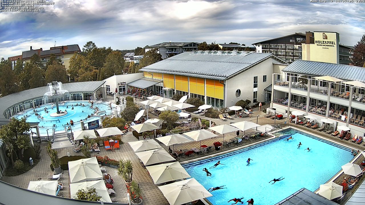 Archiv Foto Webcam Bad Füssing: Therme 1