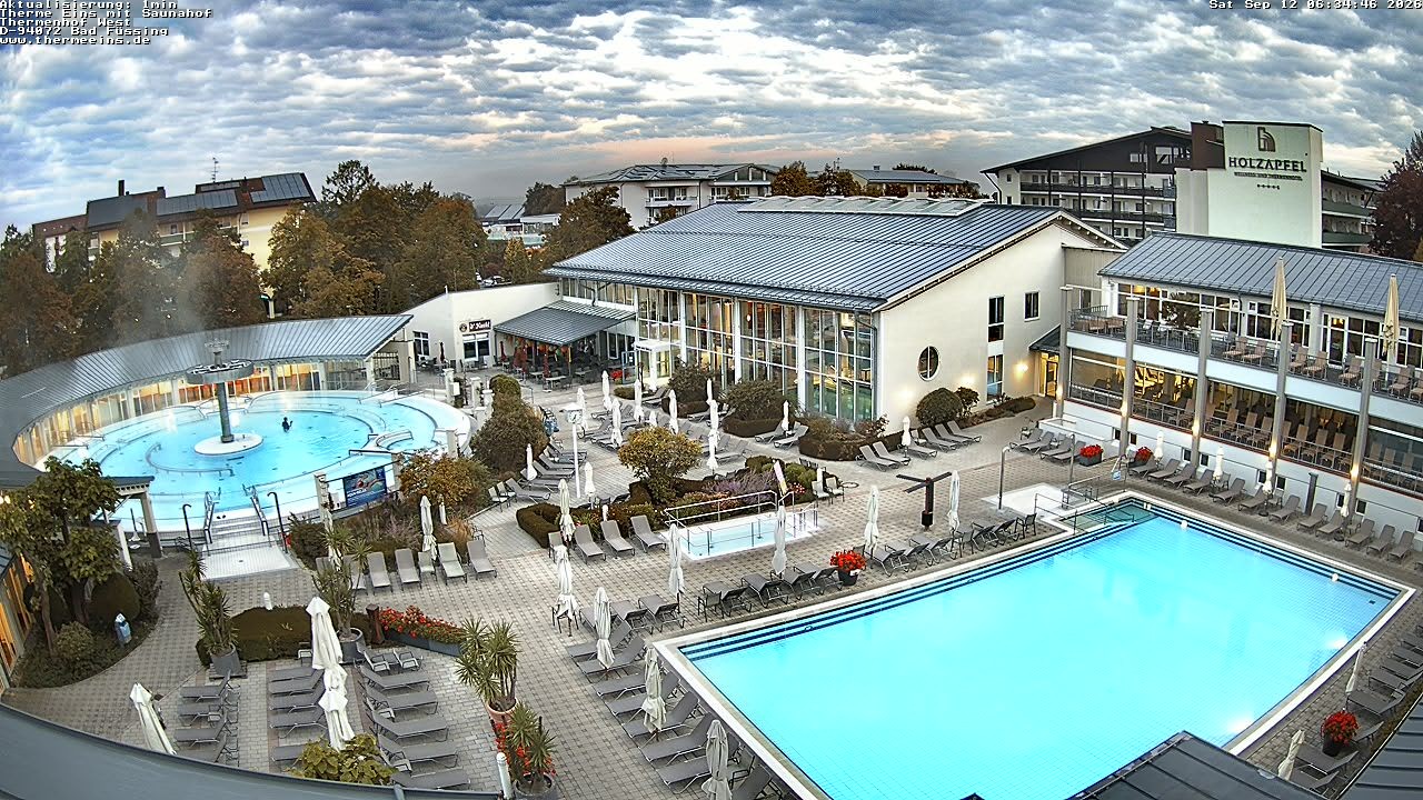 Archiv Foto Webcam Bad Füssing: Therme 1
