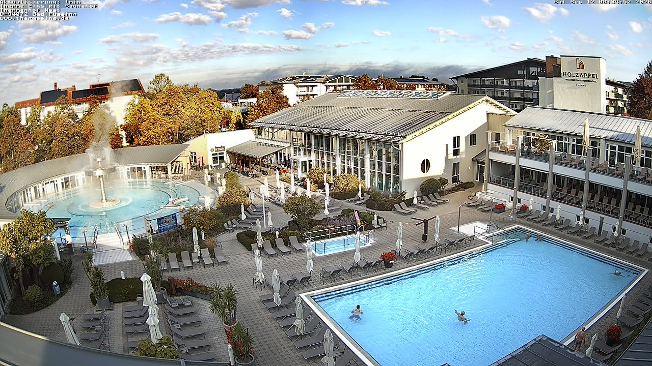 Archiv Foto Webcam Bad Füssing: Therme 1