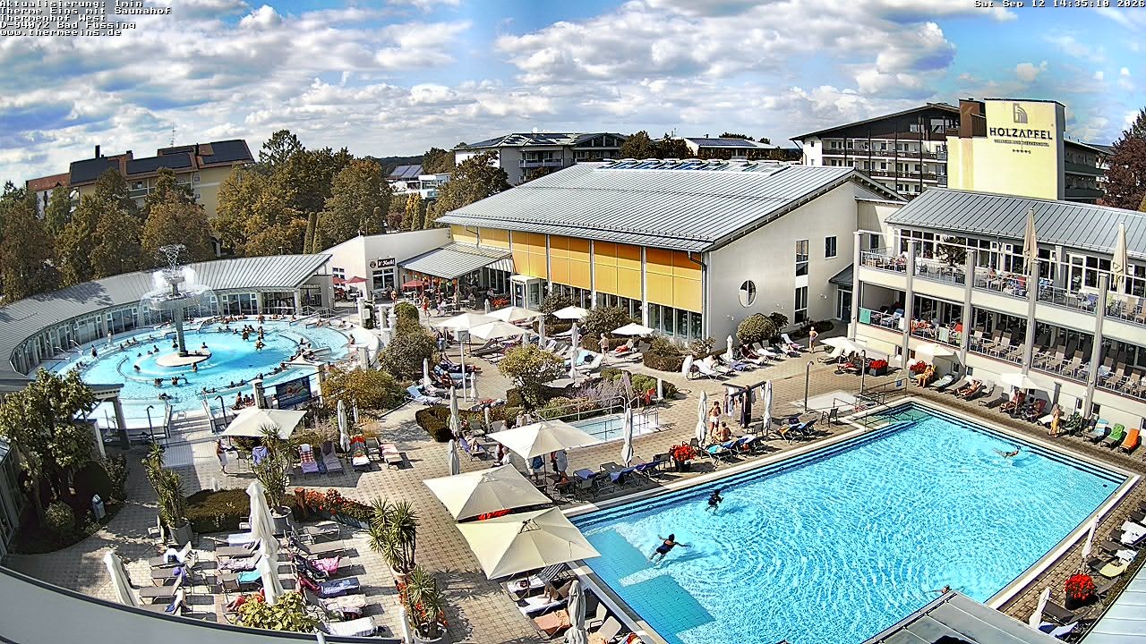 Archiv Foto Webcam Bad Füssing: Therme 1