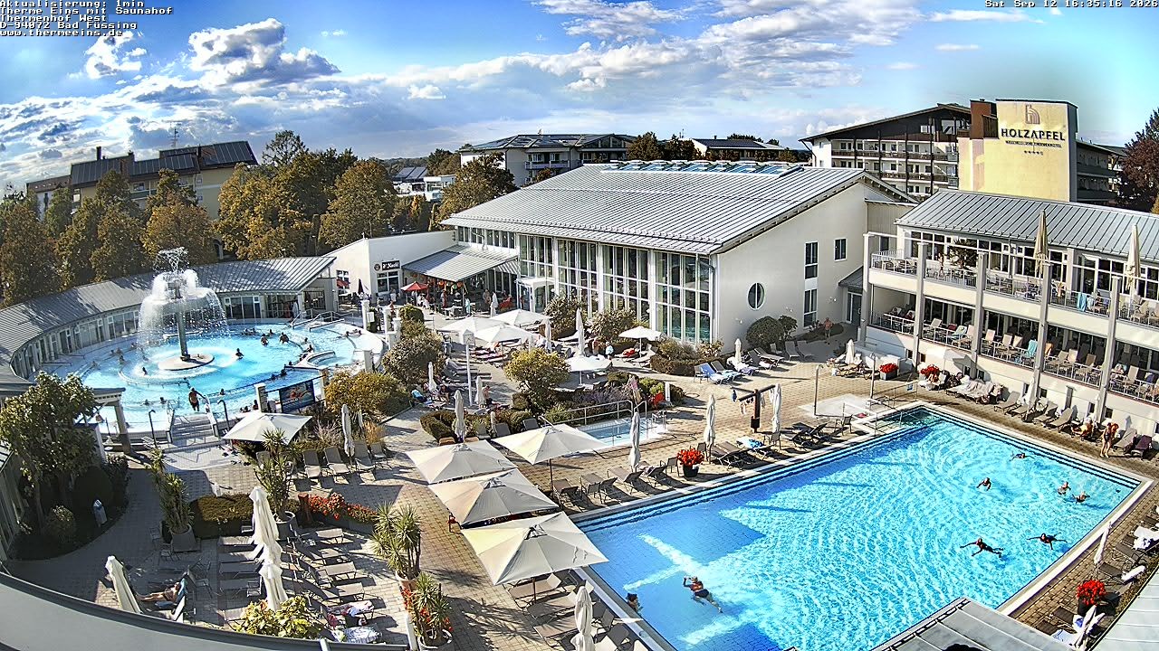 Archiv Foto Webcam Bad Füssing: Therme 1