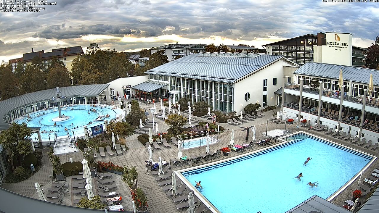 Archiv Foto Webcam Bad Füssing: Therme 1