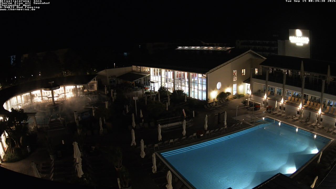 Archiv Foto Webcam Bad Füssing: Therme 1