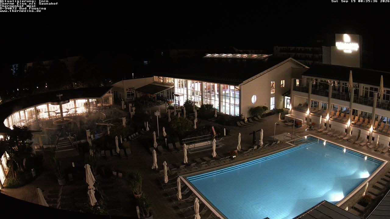 Archiv Foto Webcam Bad Füssing: Therme 1