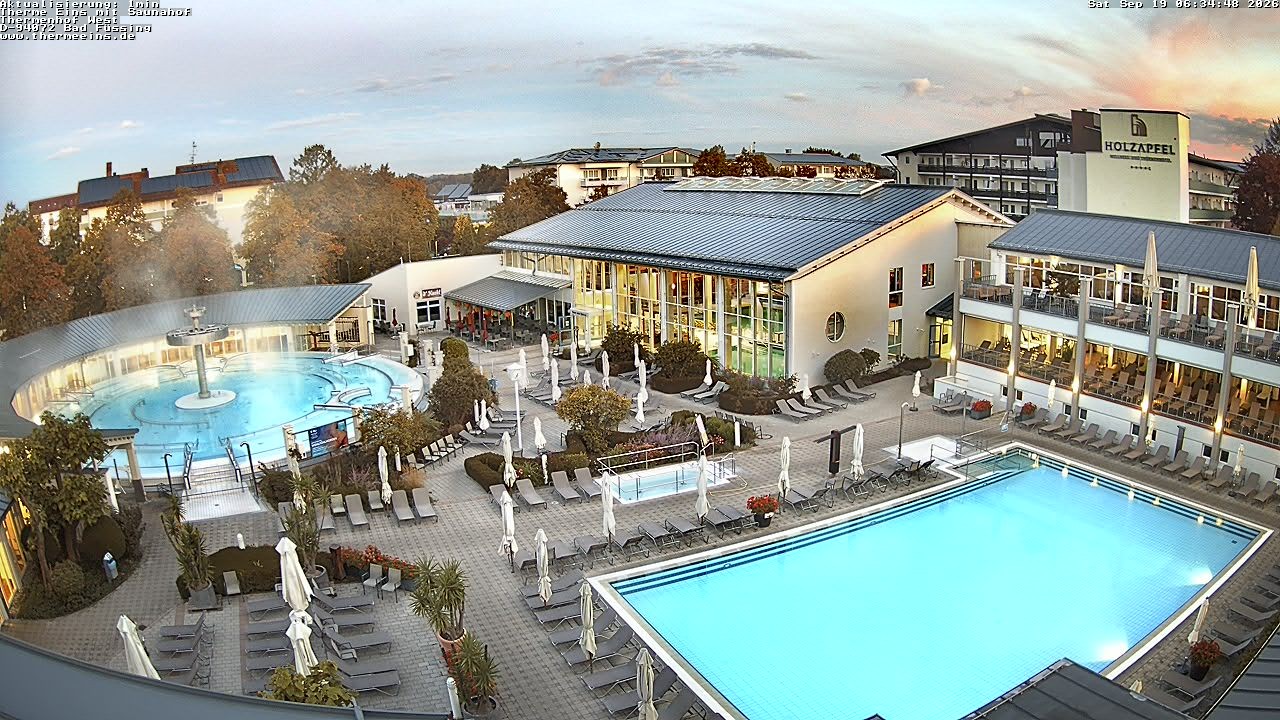 Archiv Foto Webcam Bad Füssing: Therme 1