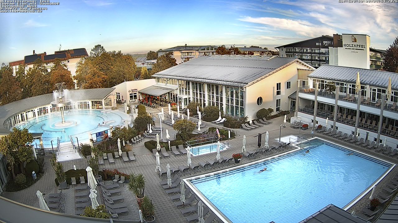 Archiv Foto Webcam Bad Füssing: Therme 1