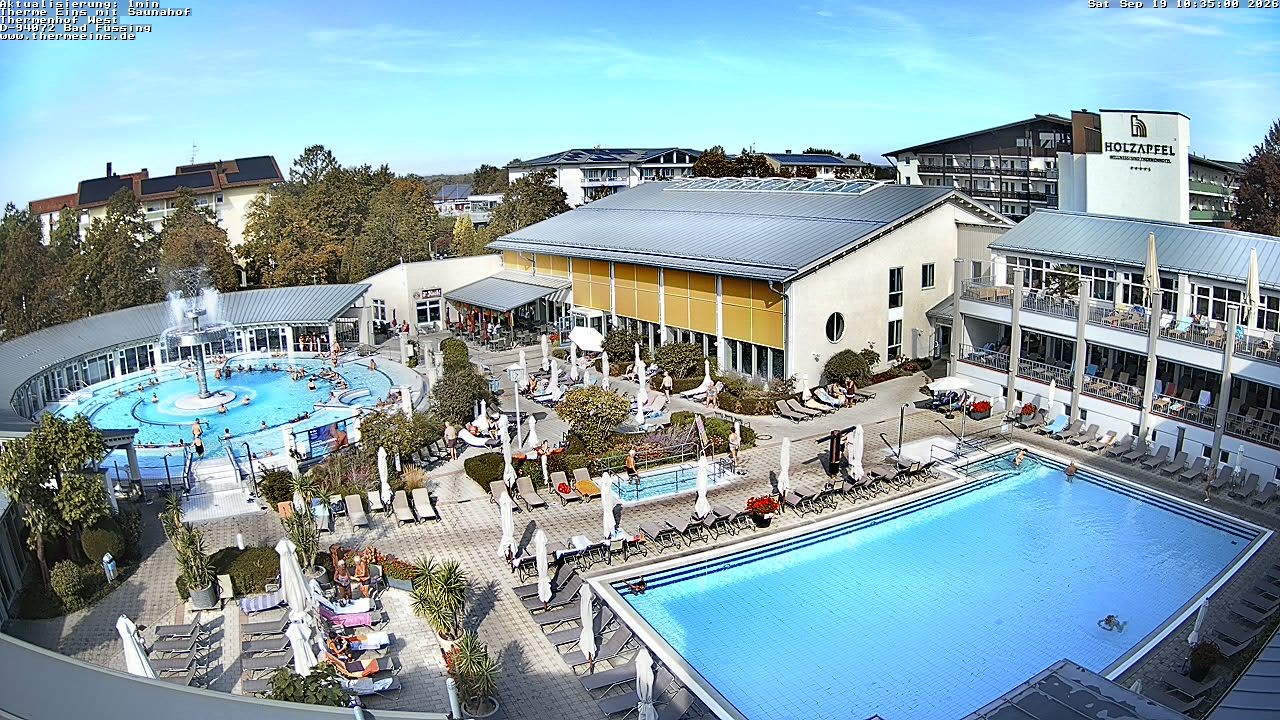 Archiv Foto Webcam Bad Füssing: Therme 1