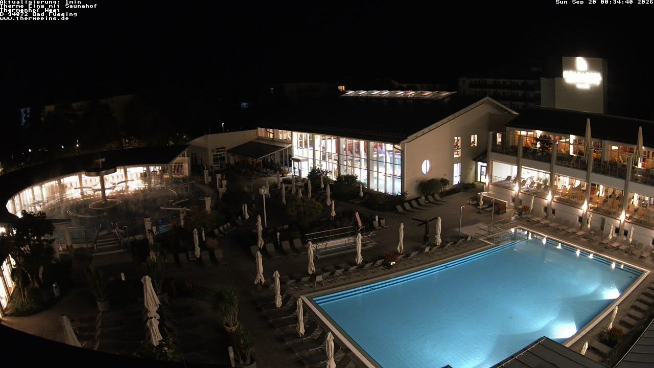Archiv Foto Webcam Bad Füssing: Therme 1