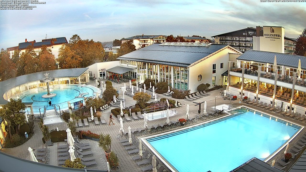 Archiv Foto Webcam Bad Füssing: Therme 1