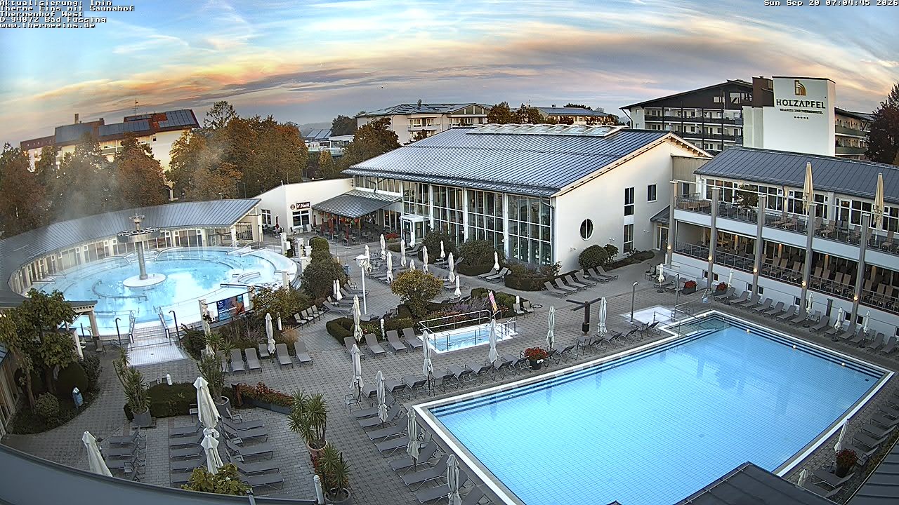 Archiv Foto Webcam Bad Füssing: Therme 1