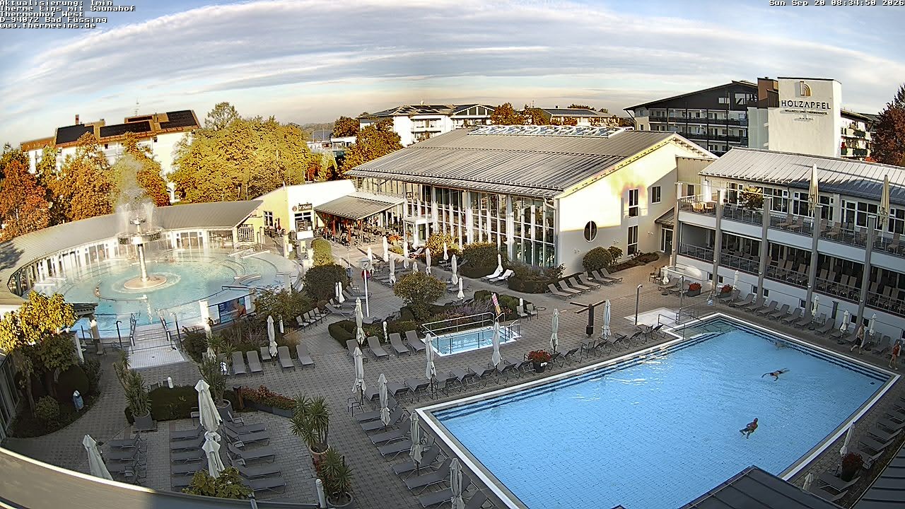 Archiv Foto Webcam Bad Füssing: Therme 1