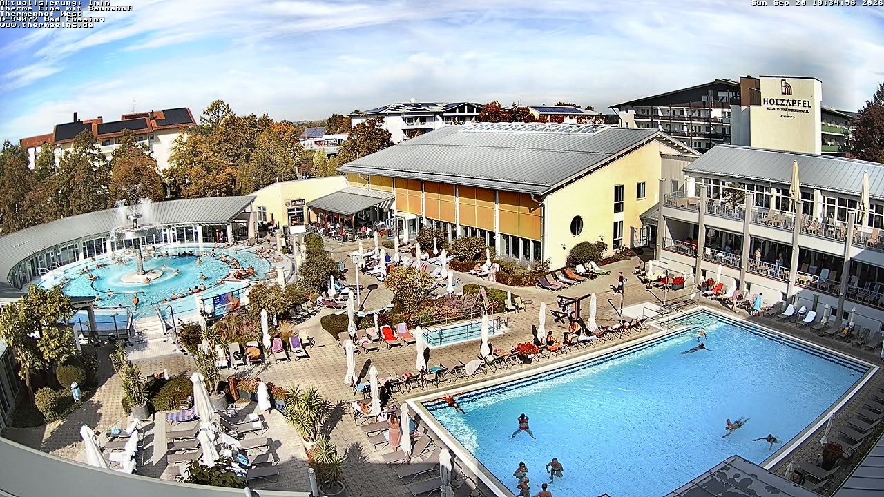 Archiv Foto Webcam Bad Füssing: Therme 1