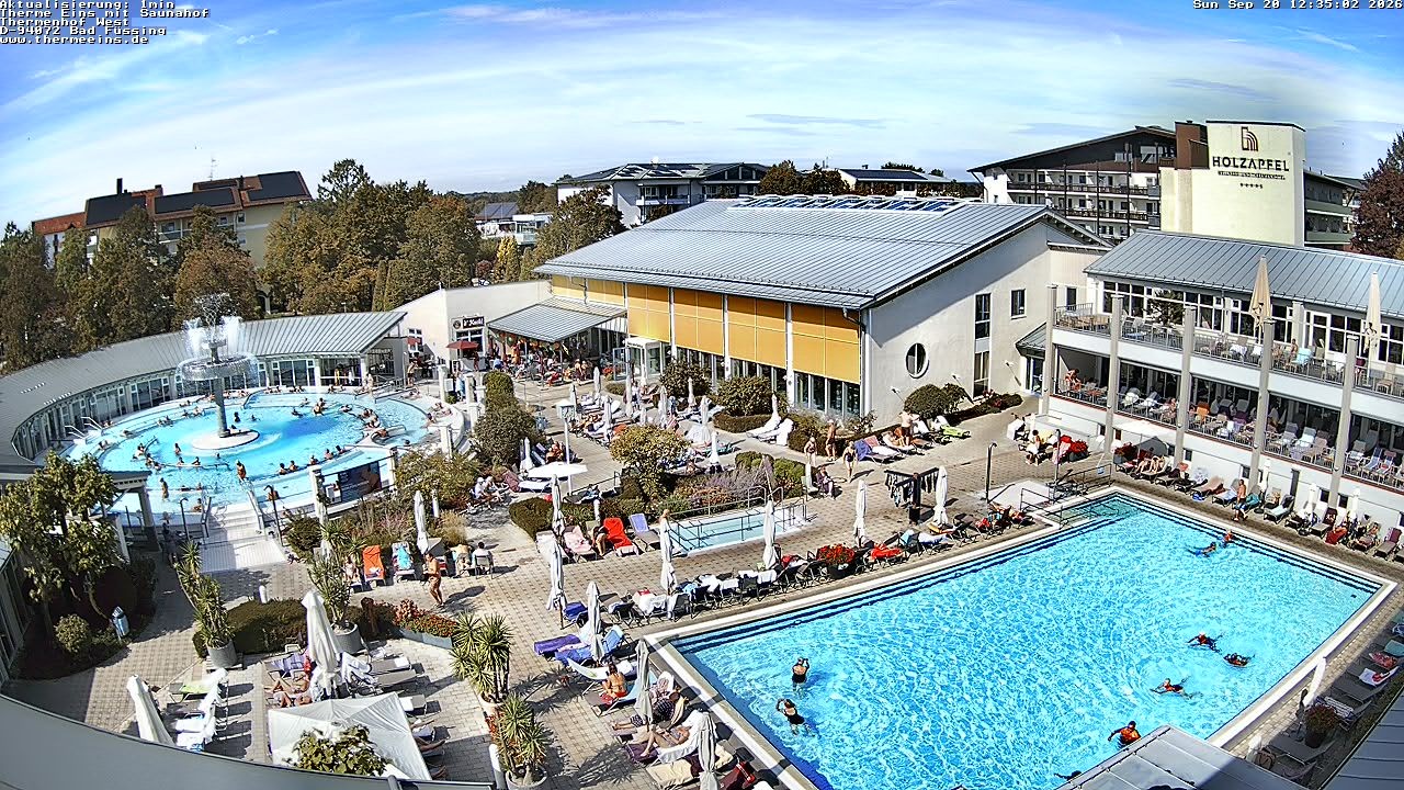 Archiv Foto Webcam Bad Füssing: Therme 1