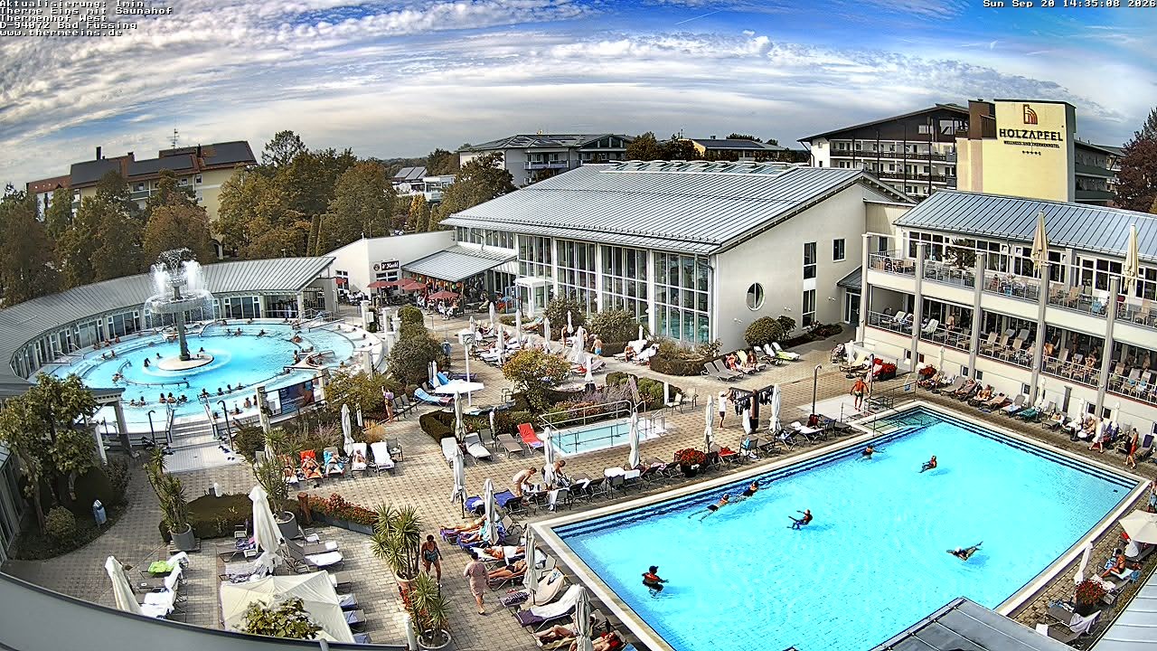 Archiv Foto Webcam Bad Füssing: Therme 1