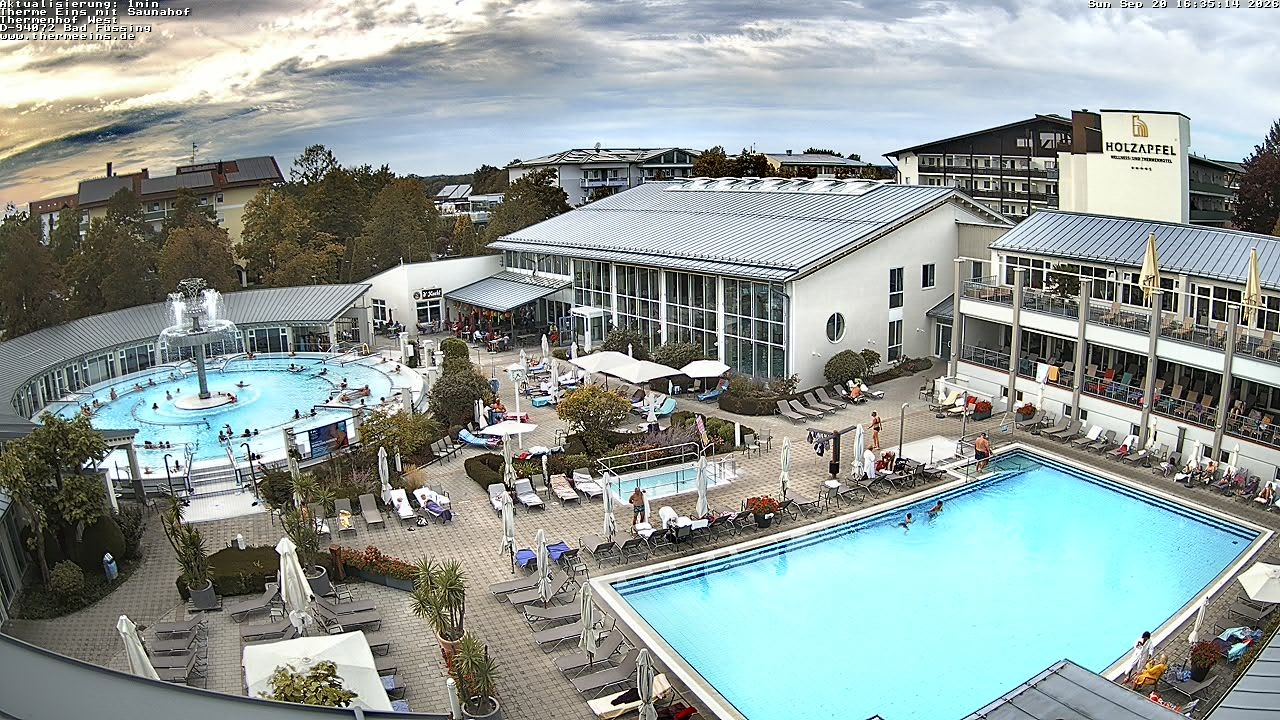 Archiv Foto Webcam Bad Füssing: Therme 1