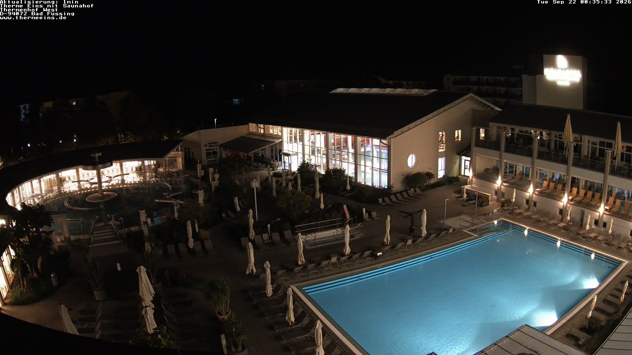 Archiv Foto Webcam Bad Füssing: Therme 1