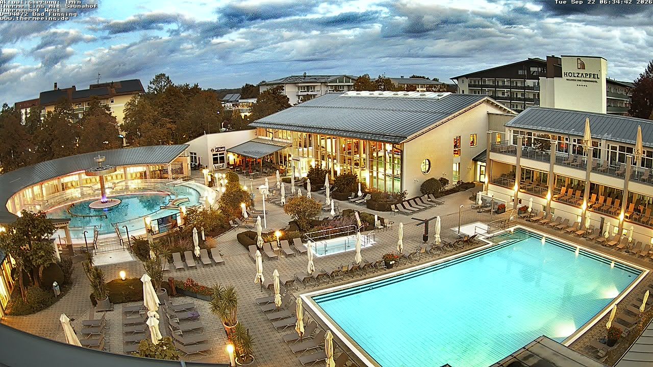 Archiv Foto Webcam Bad Füssing: Therme 1