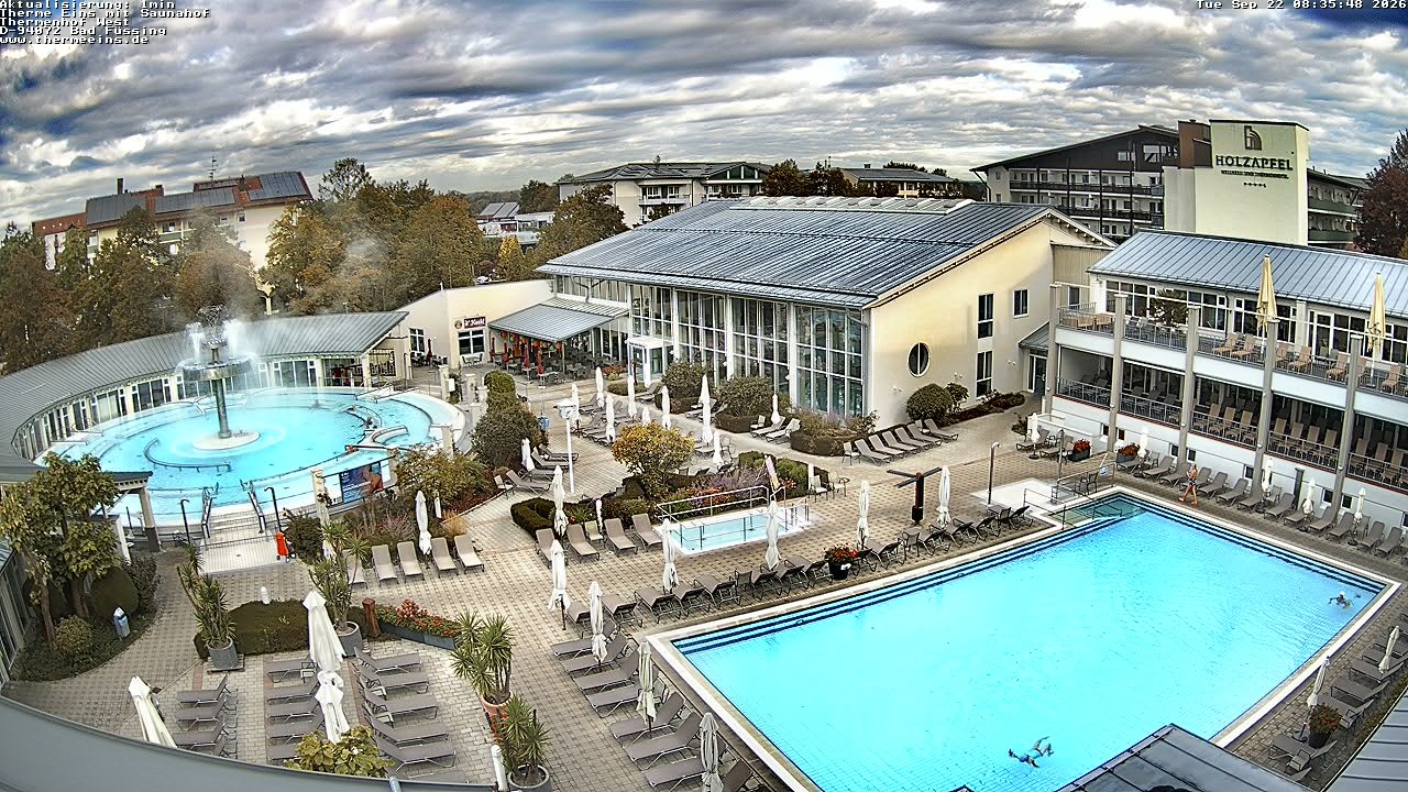 Archiv Foto Webcam Bad Füssing: Therme 1