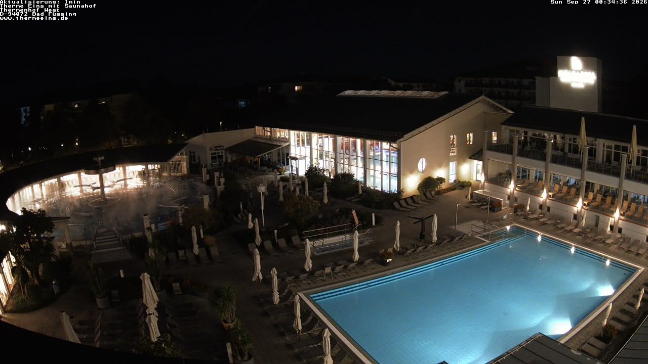 Archiv Foto Webcam Bad Füssing: Therme 1