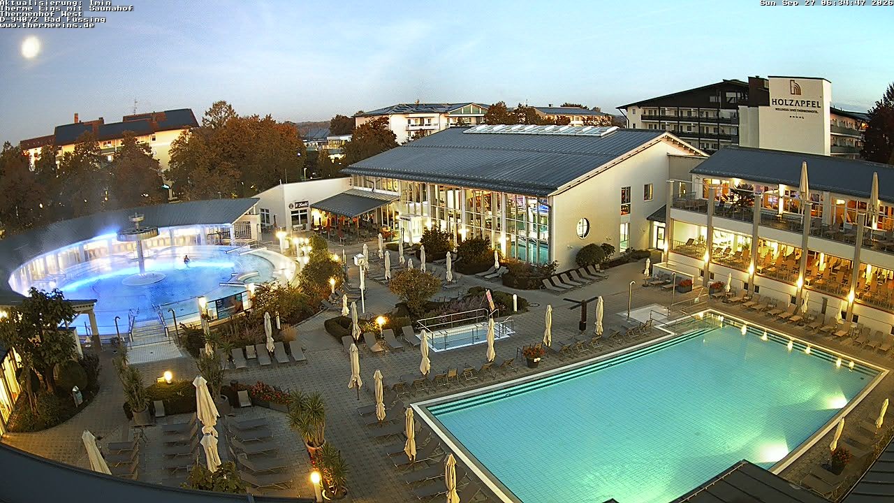 Archiv Foto Webcam Bad Füssing: Therme 1