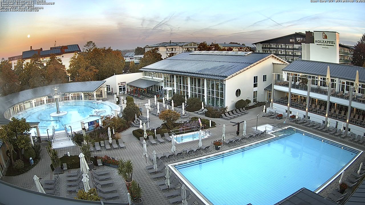 Archiv Foto Webcam Bad Füssing: Therme 1