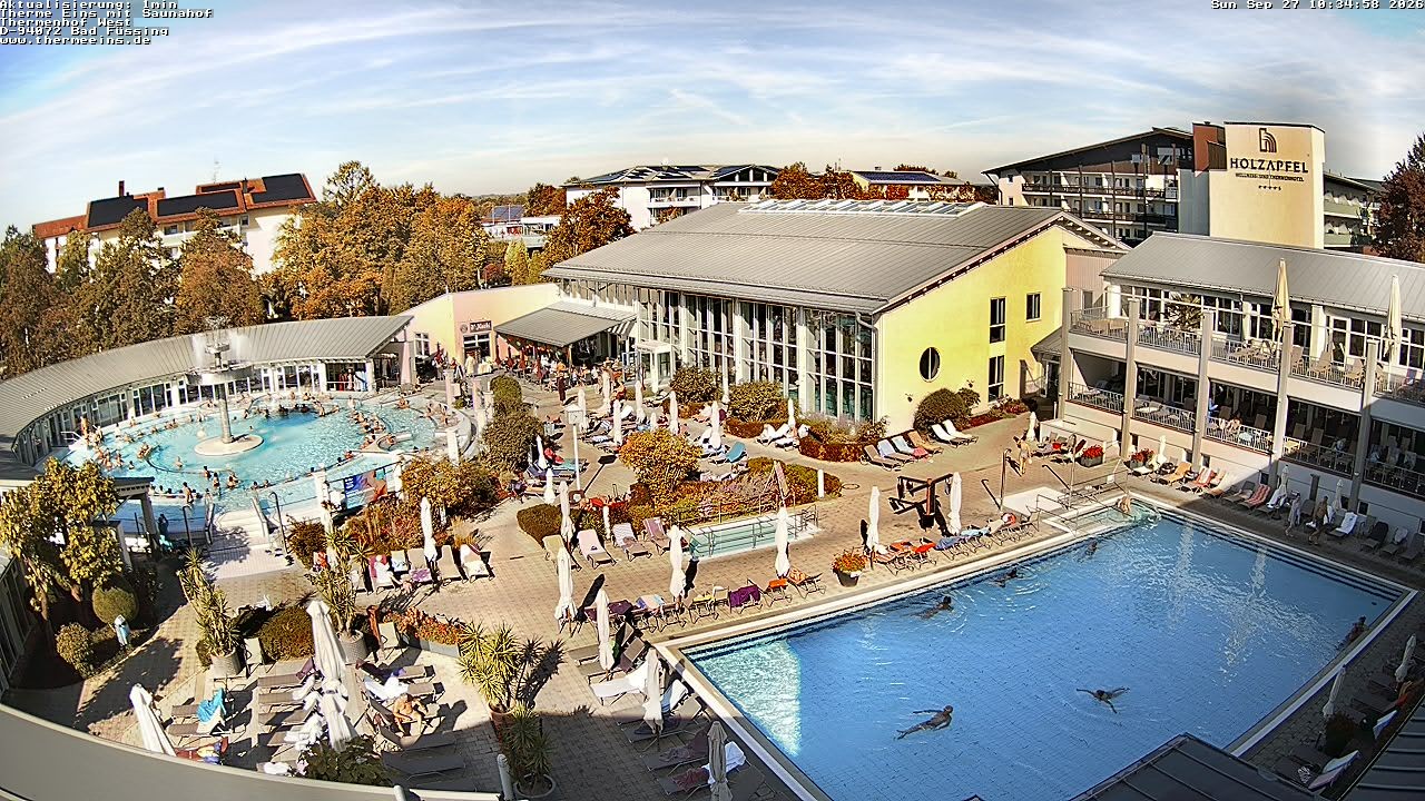 Archiv Foto Webcam Bad Füssing: Therme 1