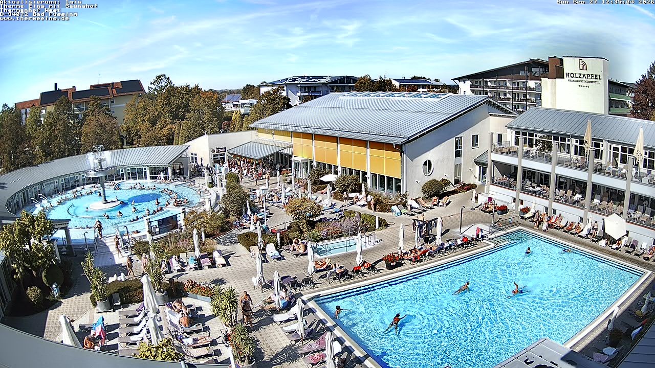 Archiv Foto Webcam Bad Füssing: Therme 1