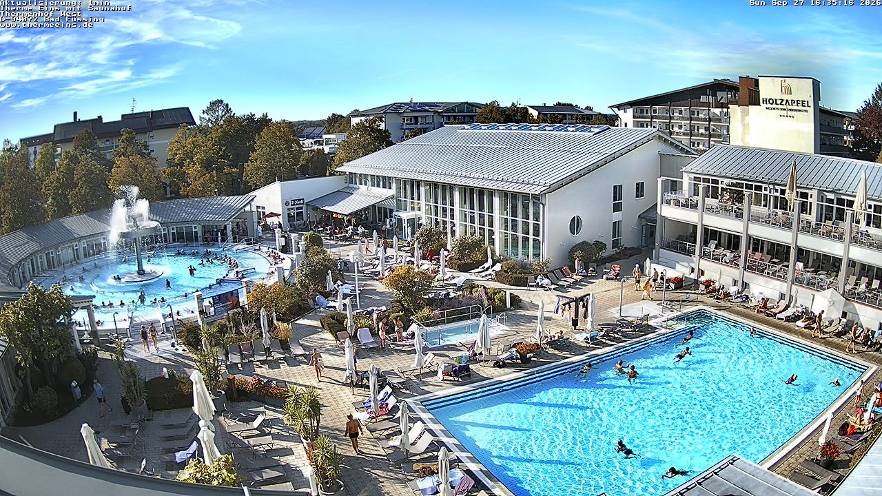 Archiv Foto Webcam Bad Füssing: Therme 1